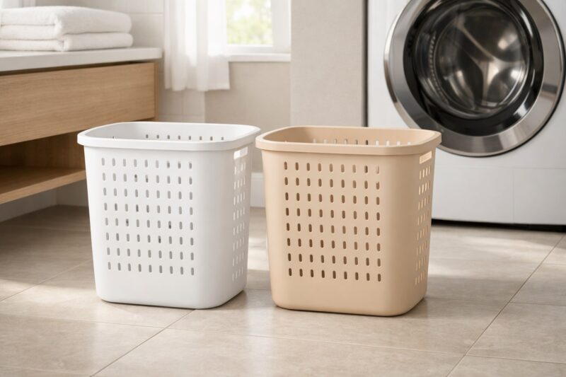 Dve manje plastične korpe za veš